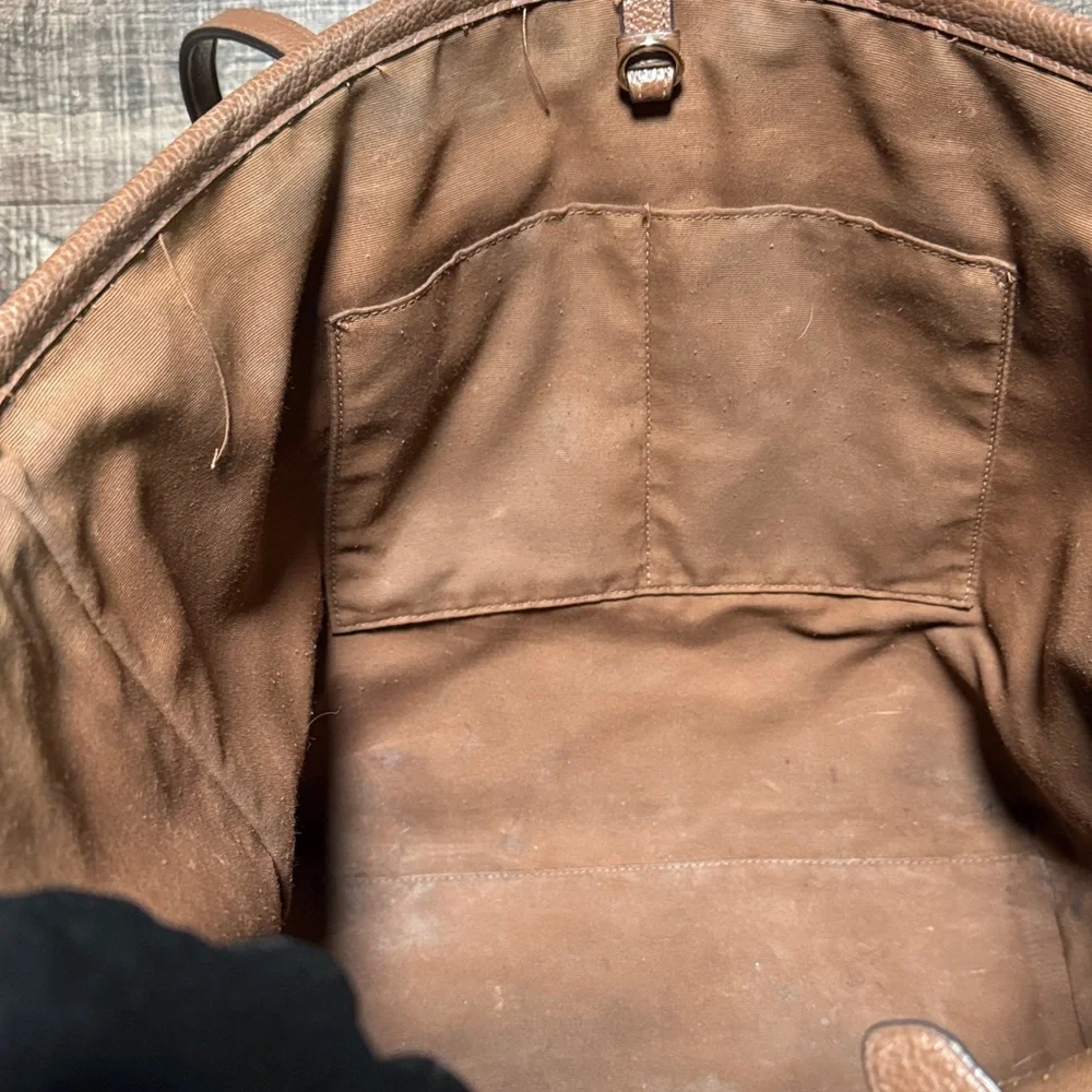 Coach Brown Large Crossgrain Street Tote bag. - Picture 11 of 14